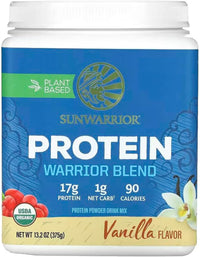 Sun Warrior Protein Warrior Blend Organic Vanilla 375g