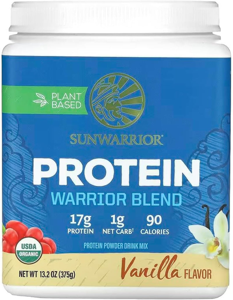 Sun Warrior Protein Warrior Blend Organic Vanilla 375g