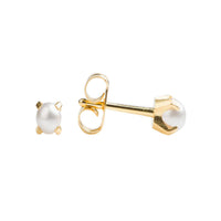 Studex Gold Plated Tiffany 4mm White Pearl