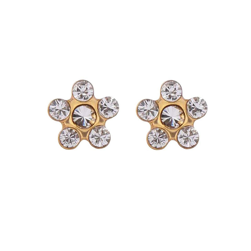 Studex Gold Plated Daisy April Crystal Kids