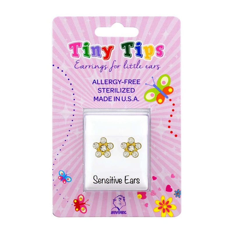 Studex Gold Plated Daisy April Crystal Kids