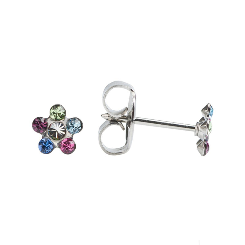 Studex Stainless Steel Daisy Rainbow