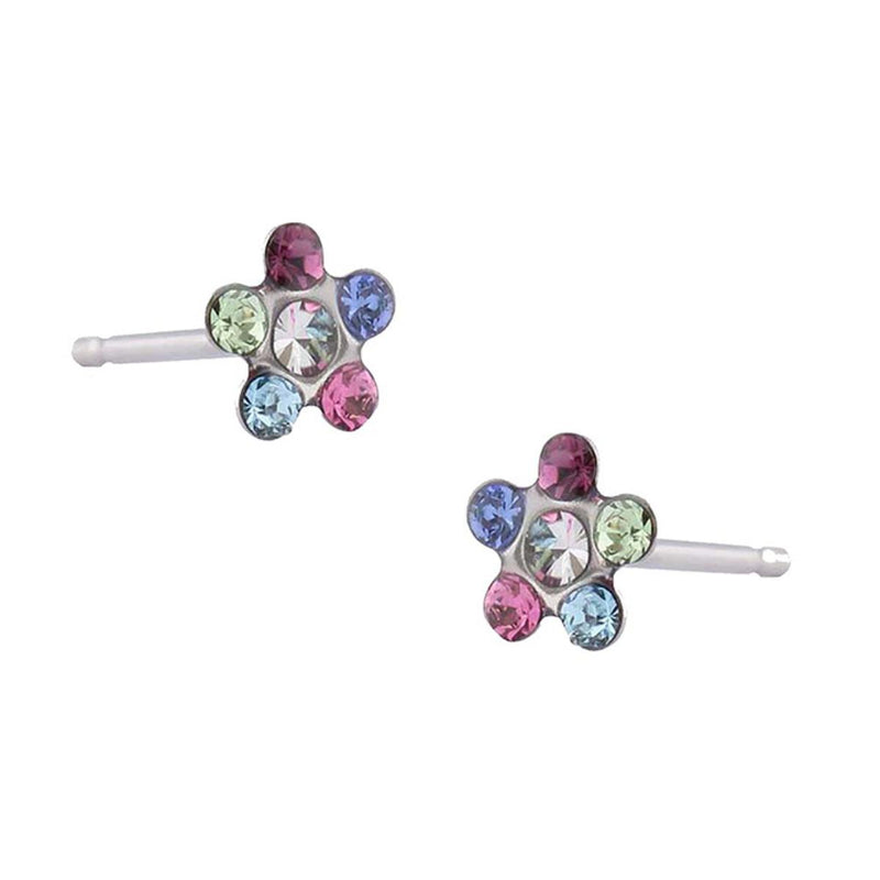 Studex Stainless Steel Daisy Rainbow