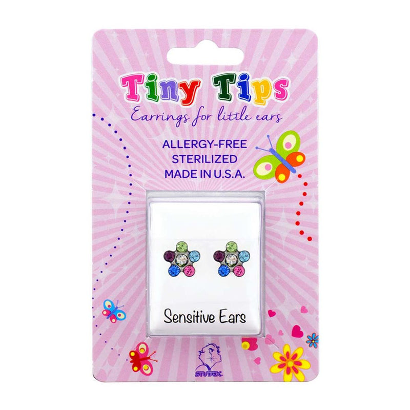 Studex Stainless Steel Daisy Rainbow
