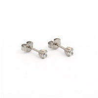 Studex Stainless Steel Tiffany 3mm Cubic Zirconia