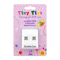 Studex Stainless Steel Tiffany 4mm Cubic Zirconia Kids