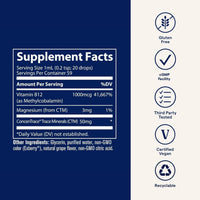 Trace Minerals Ionic B12 1,000mcg Mineral Liquid 59ml