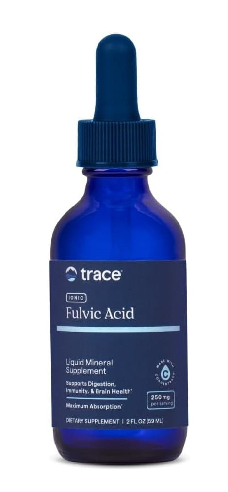 Trace Minerals Ionic Fulvic Acid 250mg Mineral Liquid 59ml