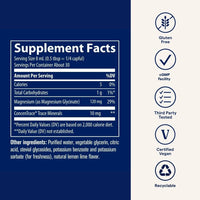 Trace Minerals Magnesium Glycinate 120mg Liquid Lemon Lime 236ml