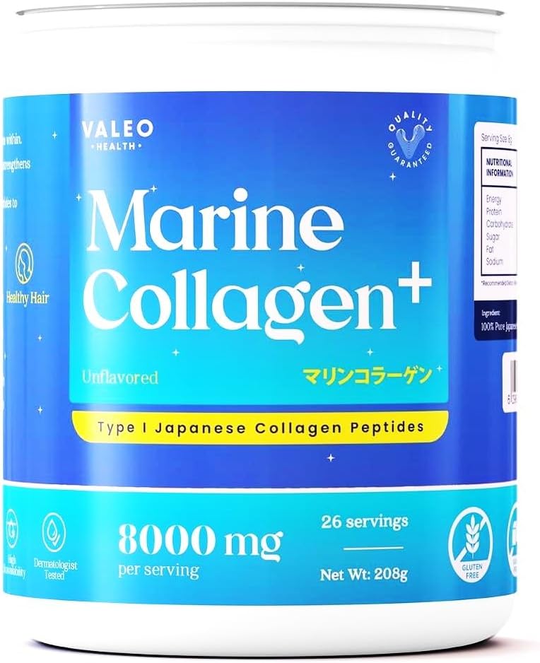 Valeo Marine Collagen Powder 8000mg 208g