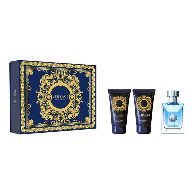 Versace Pour Homme (M) Set EDT 50ml + Aftershave 50ml + Shampoo 50ml B