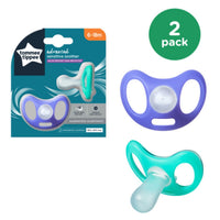 Tommee Tippee Advanced Sensitive Soother 6-18 Months 2 Pieces