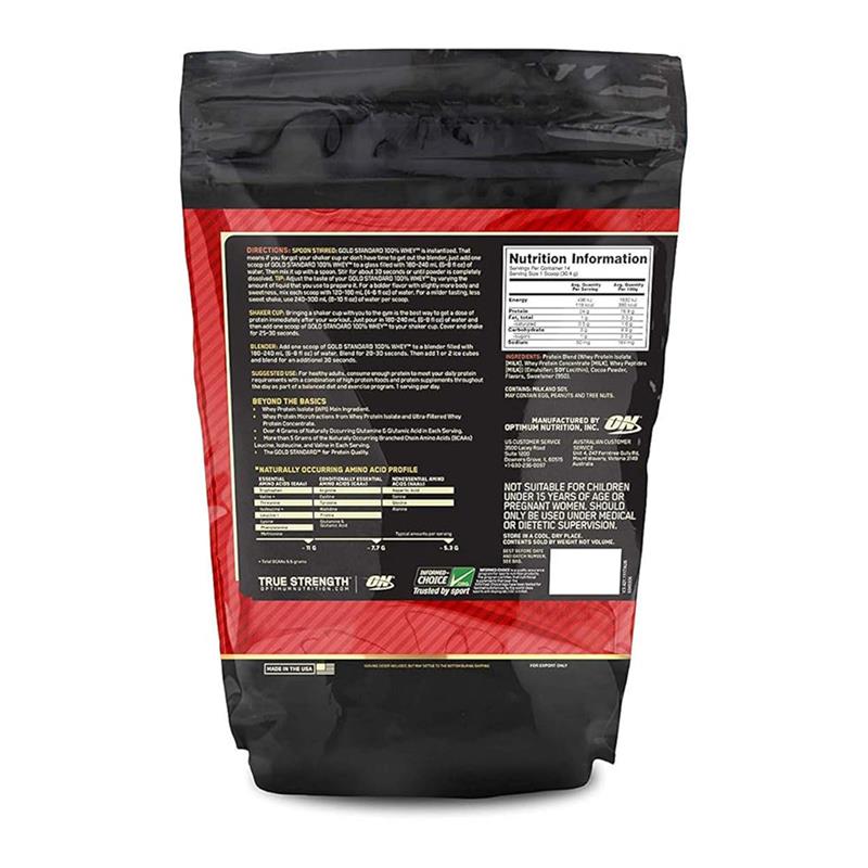 Optimum Nutrition Gold Standard 100% Whey Protein Double Rich Chocolate 454g