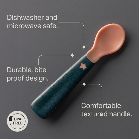 Tommee Tippee Easi Grip Feeding Spoon 4 Months+ 4 Pieces
