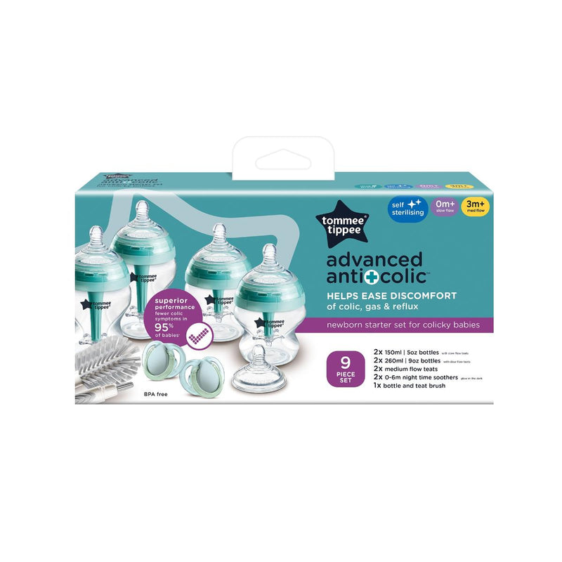 Tommee Tippee Advanced Anti Colic Newborn Starter Set 9 Pieces