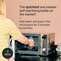 Tommee Tippee Natural Start Bottle 0 Month+ 260ml Pink 2 Pieces