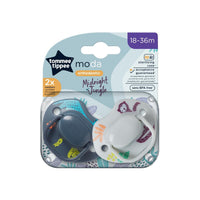 Tommee Tippee Moda Midnight Jungle Orthodontic 18-36 Months 2 Pieces