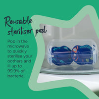 Tommee Tippee Moda Midnight Jungle Orthodontic 18-36 Months 2 Pieces
