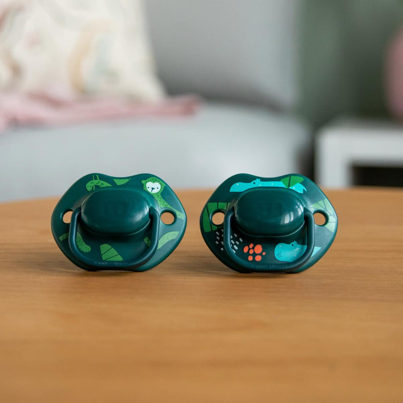 Tommee Tippee Moda Midnight Jungle Orthodontic 18-36 Months 2 Pieces