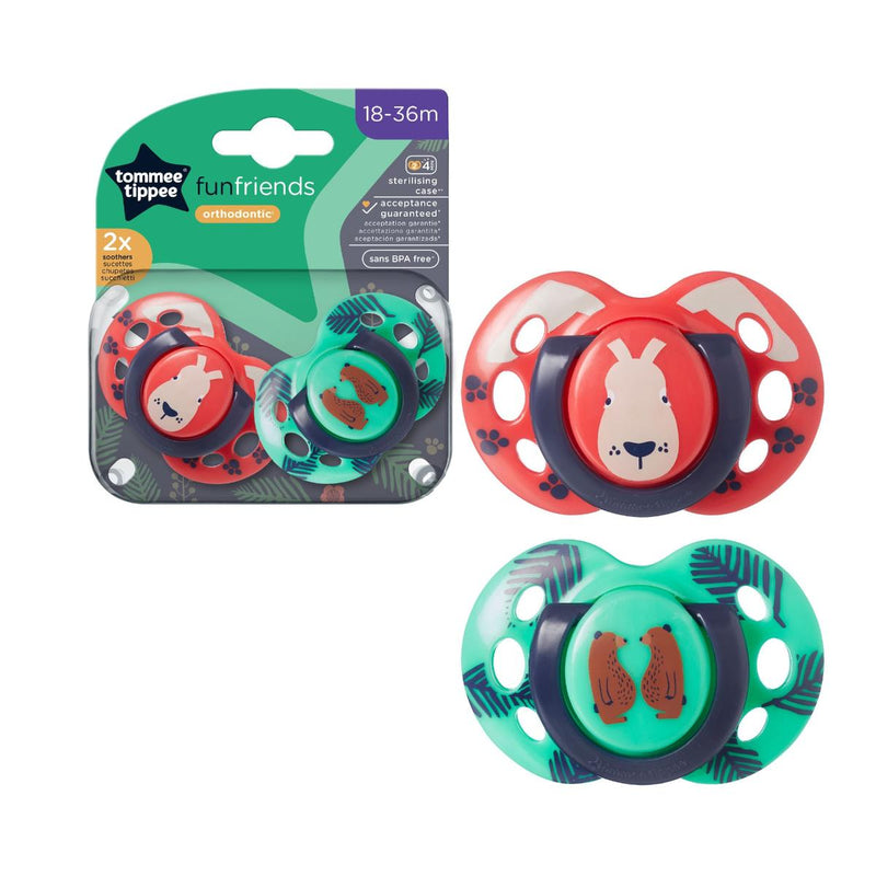 Tommee Tippee Fun Friends Orthodontic Soother 18-36 Months