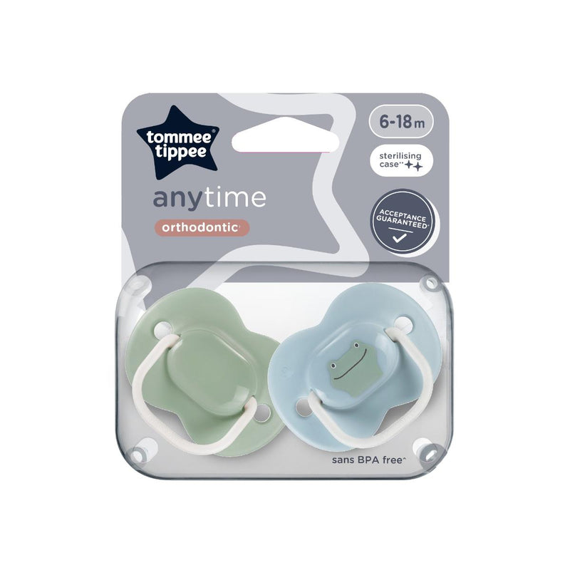 Tommee Tippee Anytime Orthodontic 6-18 Months 2 Pieces