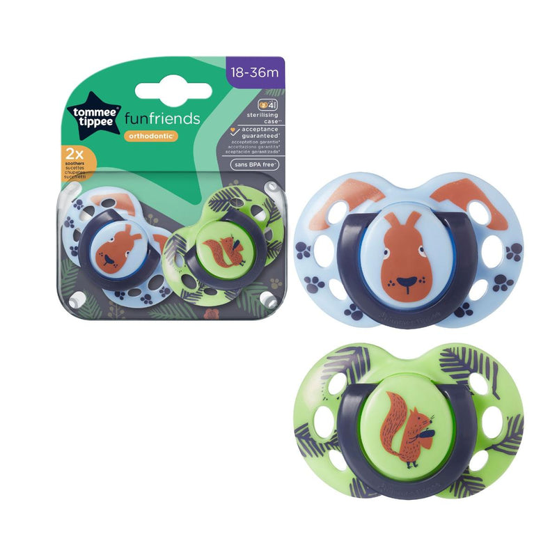 Tommee Tippee Fun Friends Orthodontic Soother 18-36 Months
