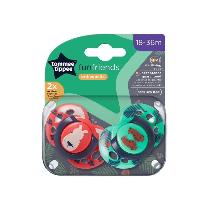 Tommee Tippee Fun Friends Orthodontic Soother 18-36 Months
