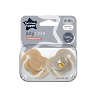 Tommee Tippee Anytime Orthodontic Soother 18-36 Months 2 Pieces