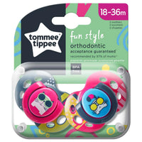 Tommee Tippee Fun Style Orthodontic 18-36 Months 2 Pieces