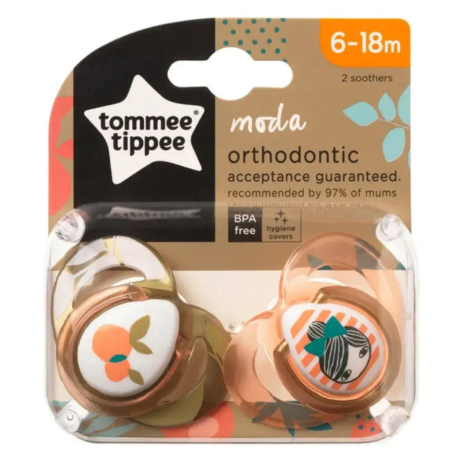 Tommee Tippee Moda Soother Girl 6-18 Months 2 Pieces